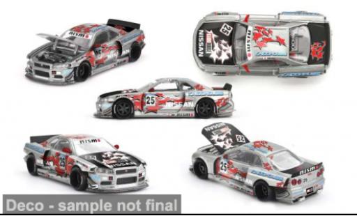 Nissan Skyline 1/64 Mini GT GT-R (R34) 1999 Kaido Star Racing 1:64 modellino in miniatura