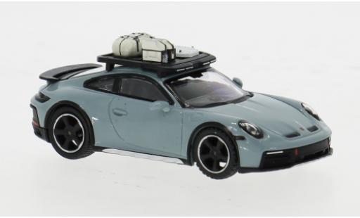 Porsche 992 1/64 Mini GT 911  Dakar grün 2024 1:64 modellino in miniatura