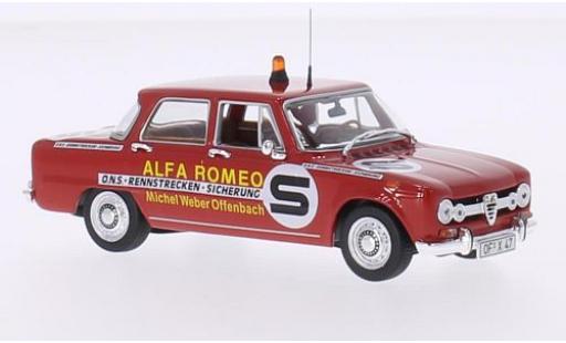 Alfa Romeo Giulia 1/43 Minichamps ONS Rennstrecken-Sicherung 1973 modellino in miniatura
