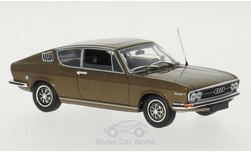 Audi 100 1/43 Minichamps Coupe metallico marroneee 1969 modellino in miniatura