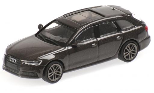 Audi A6 1/87 Minichamps Avant metallico marroneee 2018 modellino in miniatura