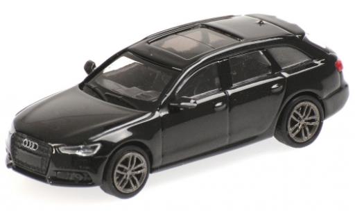 Audi A6 1/87 Minichamps Avant metallico nero 2018 modellino in miniatura
