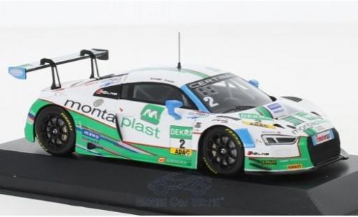 Audi R8 1/43 Minichamps LMS No.2 Montaplast by Land-Motorsport ADAC GT Masters 2017 J.Schmidt/C.Hasse modellino in miniatura