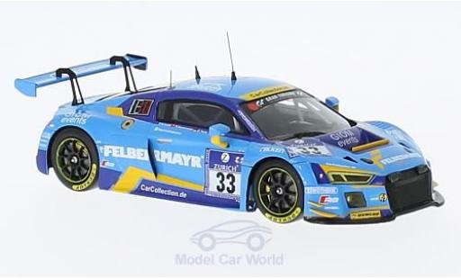 Audi R8 1/43 Minichamps LMS No.33 Car Collection Motorsport 24h Nürburgring 2016 A.Ziegler/G.Tonic/R.Saurenmann/P.Schmidt modellino in miniatura