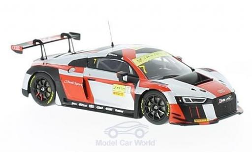 Audi R8 1/43 Minichamps LMS No.7 Sport Team WRT Fia GT World Cup Macau 2016 E.Mortara modellino in miniatura