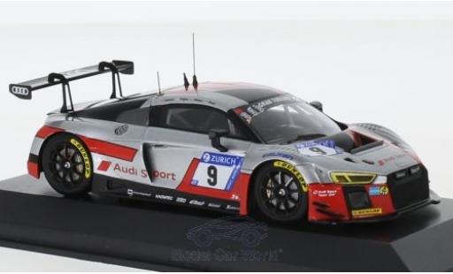 Audi R8 1/43 Minichamps LMS No.9 Sport Team WRT 24h Nürburgring 2017 N.Müller/M.Fässler/R.Frijns/R.Rast modellino in miniatura
