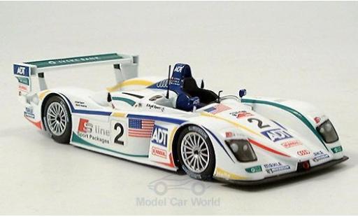 Audi R8 1/43 Minichamps No.2 24h Le Mans 2005 A.McNish/F.Biela/E.Pirro modellino in miniatura
