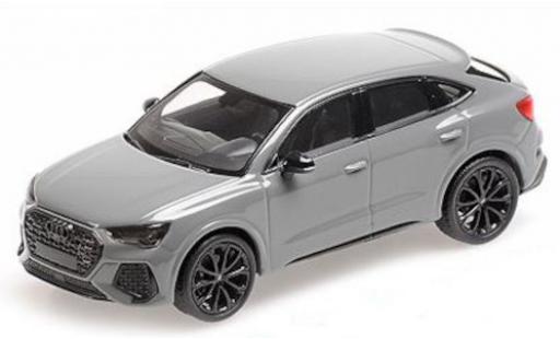 Audi RS Q3 1/43 Minichamps Sportback (F3) grigio 2019 modellino in miniatura