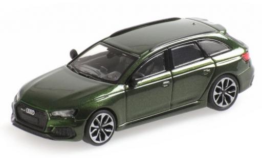 Audi RS4 1/87 Minichamps Avant (B9) metallico verde 2018 modellino in miniatura