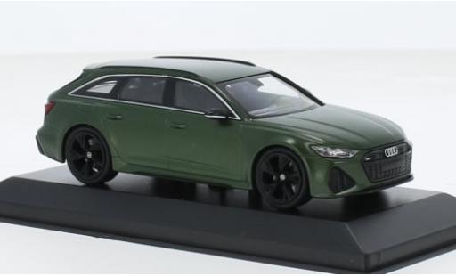 Audi RS6 1/43 Minichamps Avant matt-grün 2019 1:43 modellino in miniatura