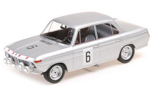 Bmw 1800 1/18 Minichamps TISA No.6 24h Spa 1965 G.Munaron/H.Eppelein modellino in miniatura