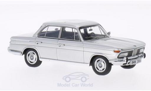 Bmw 2000 1/43 Minichamps A grigio 1962 modellino in miniatura