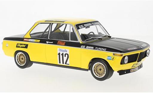 Bmw 2002 1/18 Minichamps No.112 GS Tuning Vergölst DRM Diepholz 1972 D.Basche modellino in miniatura