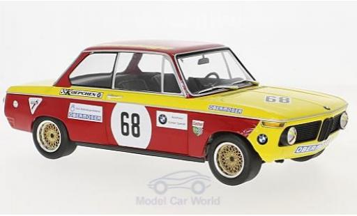 Bmw 2002 1/18 Minichamps No.68 Autohaus Speidel Hockenheim 1970 J.Obermoser modellino in miniatura