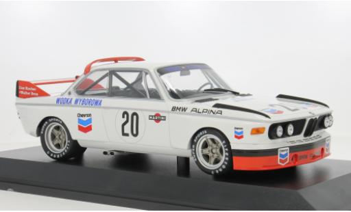 Bmw 3.0 1/18 Minichamps CSL No.20 Alpina 24h Spa 1973 1:18 modellino in miniatura