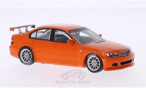 Bmw 320 E46 1/43 Minichamps i (E46/4) orange 2005 Plain Body Version modellino in miniatura
