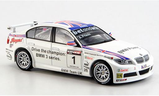 Bmw 320 1/43 Minichamps Si No.1 WTCC 2006 A.Priaulx modellino in miniatura