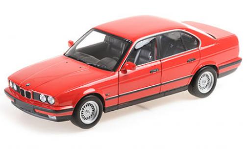 Bmw 535 1/18 Minichamps i (E34) rosso 1988 modellino in miniatura