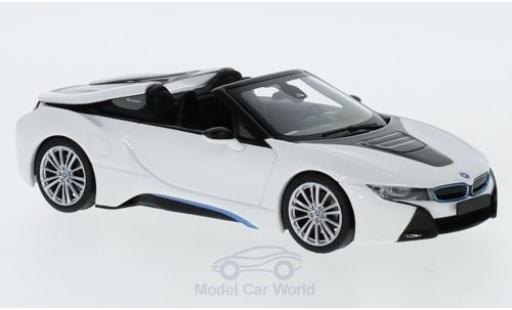 Bmw i8 1/43 Minichamps Roadster (I15) metallico bianco 2017 modellino in miniatura