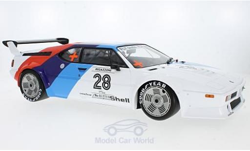 Bmw M1 1979 1/12 Minichamps Procar No.28 Motorsport Procar 1979 C.Regazzoni modellino in miniatura