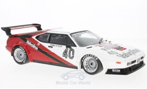 Bmw M1 1980 1/18 Minichamps Procar No.40 Project Four Racing Procar Monaco 1980 H-J.Stuck modellino in miniatura