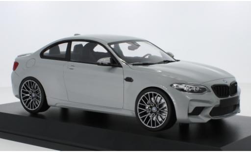 Bmw M2 1/18 Minichamps Competition (F22) grigio 2019 modellino in miniatura