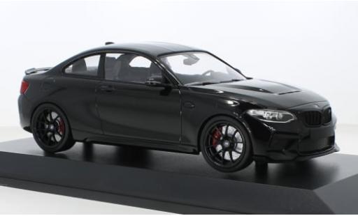 Bmw M2 1/18 Minichamps CS metallise schwarz 2020 1:18 modellino in miniatura