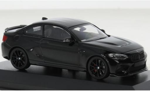 Bmw M2 1/43 Minichamps CS schwarz 2020 1:43 modellino in miniatura