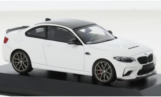 Bmw M2 1/43 Minichamps CS weiss 2020 1:43 modellino in miniatura