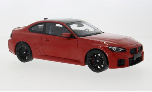 Bmw M2 1/18 Minichamps metallise rot 2022 1:18 modellino in miniatura