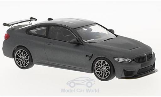 Bmw M4 1/43 Minichamps (F82) GTS matt-grigio 2016 mit grigioen Felgen modellino in miniatura