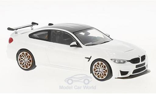 Bmw M4 1/43 Minichamps (F82) GTS bianco 2016 mit orangen Felgen modellino in miniatura
