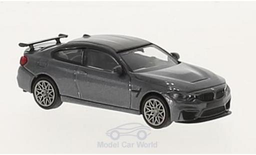 Bmw M4 1/87 Minichamps GTS metallico grigio 2016 mit grigioen Felgen modellino in miniatura