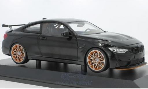 Bmw M4 1/18 Minichamps GTS metallico nero 2016 modellino in miniatura