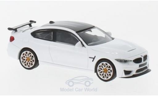 Bmw M4 1/87 Minichamps GTS bianco 2016 mit orangen Felgen modellino in miniatura