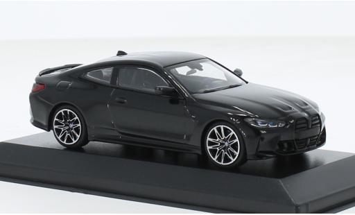 Bmw M4 1/43 Minichamps schwarz 2020 1:43 modellino in miniatura