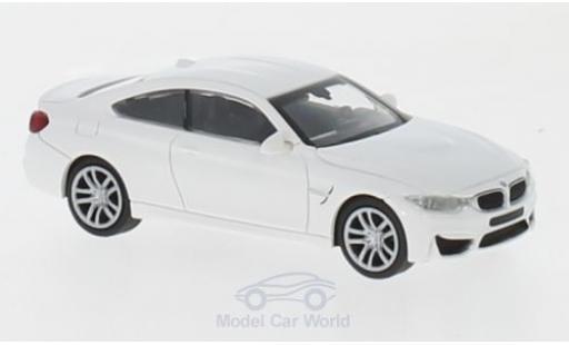 Bmw M4 1/87 Minichamps bianco 2015 modellino in miniatura