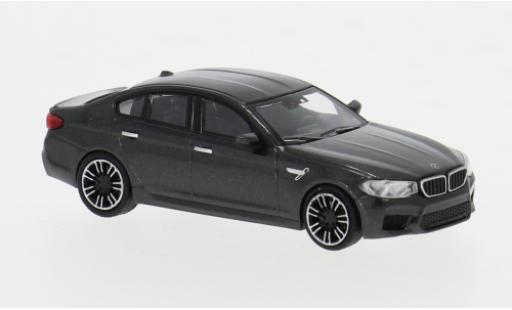 Bmw M5 1/87 Minichamps (F90) metallise grau 2018 1:87 modellino in miniatura