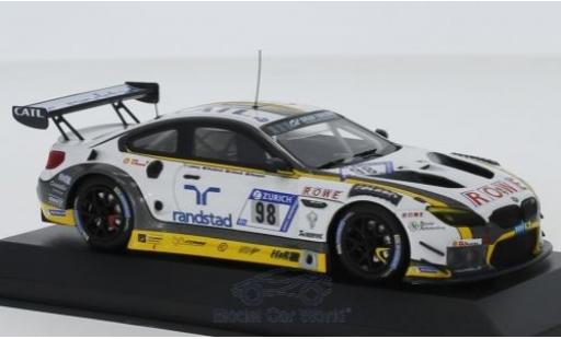 Bmw M6 1/43 Minichamps GT3 No.18 ROWE Racing 24h Nürburgring 2018 N.Catsburg/R.Westbrook/C.Edwards/S.Blomqvist modellino in miniatura