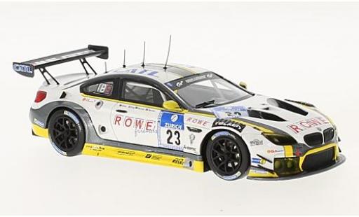 Bmw M6 1/43 Minichamps GT3 No.23 Rowe Racing 24h N&uuml;rburgring 2016 1:43 modellino in miniatura