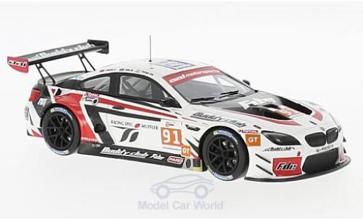 Bmw M6 1/43 Minichamps GT3 No.91 Aai Racing Team Asian Le Mans 2016 J.S.Chen/O.Millroy/P.Eng modellino in miniatura