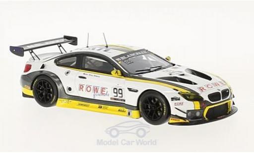 Bmw M6 1/18 Minichamps GT3 No.99 Rowe Racing 24h Spa 2016 M.Martin/P.Eng/A.Sims modellino in miniatura