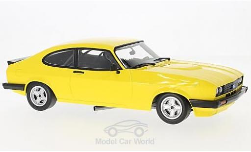 Ford Capri 1/18 Minichamps 3.0 giallo 1978 modellino in miniatura