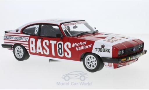 Ford Capri 1/18 Minichamps 3.0S No.8 Serge Power Bastos Racing Bastos 24h Spa 1980 E.Soto/P.Honegger/J-P.Libert modellino in miniatura