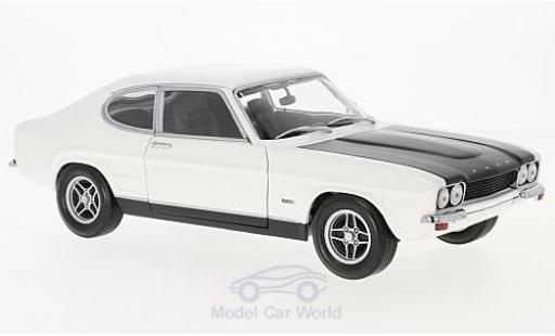 Ford Capri 1/18 Minichamps MKI RS 2600 bianco/nero 1970 modellino in miniatura