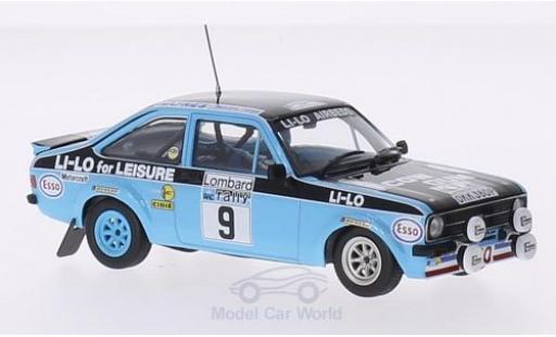 Ford Escort MKI 1/43 Minichamps MKII RS 1800 RHD No.9 Li-Lo Rallye WM RAC Rallye 1978 R.Clark/N.Wilson modellino in miniatura
