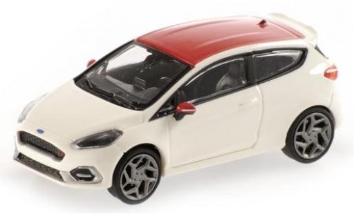 Ford Fiesta 1/87 Minichamps ST weiss/rot 2018 1:87 modellino in miniatura