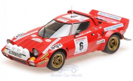 Lancia Stratos 1/18 Minichamps HF No.6 Rallye WM Rallye Tour de Corse 1975 B.Darniche/A.Mahe modellino in miniatura