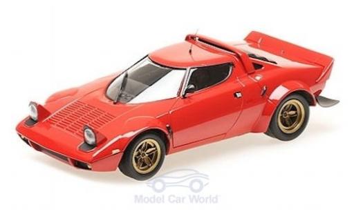 Lancia Stratos 1/18 Minichamps rosso 1974 modellino in miniatura