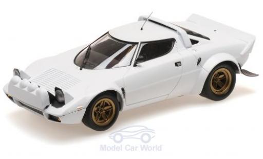 Lancia Stratos 1/18 Minichamps bianco 1974 modellino in miniatura